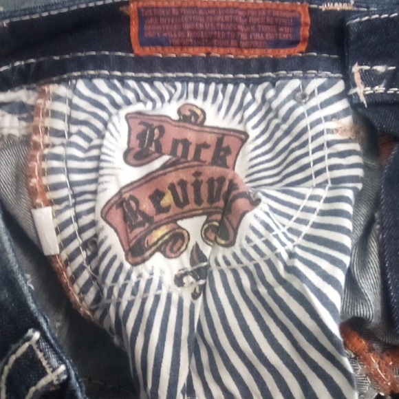 Rock Revival Women's 28 Bootcut Donna Bejeweled Rhinestones NWT - Picture 10 of 15